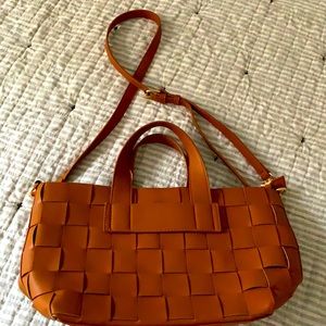 Large brown shoulder bag